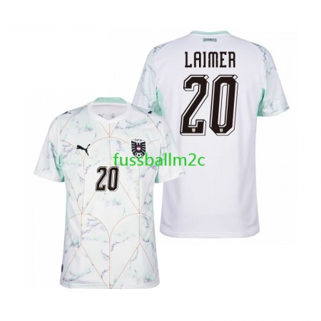 Fußballtrikots Österreich Konrad Laimer 20 Auswärts Trikotsatz WM 2026